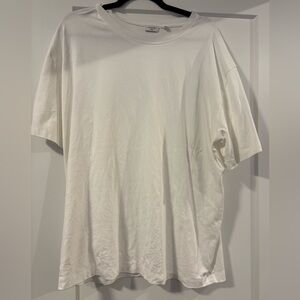 Babaton Interlock Cotton Pegasus White Short Sleeve Tee